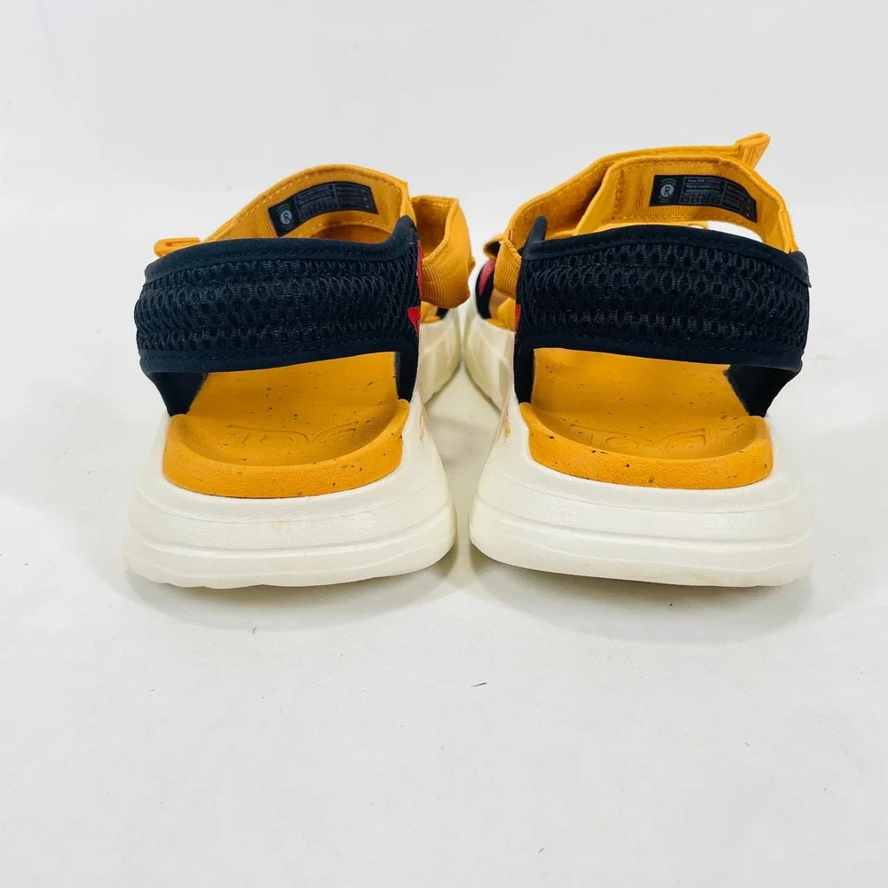 Teva Zymic Mens 10 Sport Sandals Mustard Yellow Red Black 1124049 REPREVE